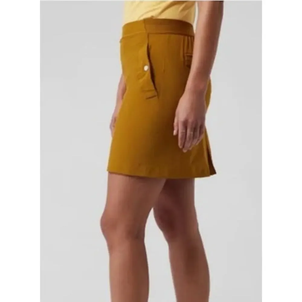 Athleta- Vienna Cargo Skort- NWT- Gold- Size 2 - Picture 2 of 10
